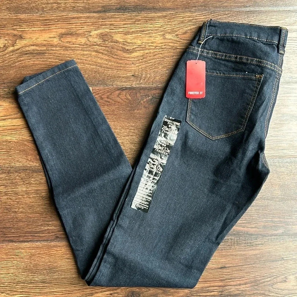 NEW Forever 21 Skinny Jeans | Forever 21 Blue Skinny Jeans | Forever 21 Jeans - Picture 1 of 9